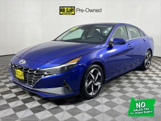 2022 Hyundai ELANTRA Hybrid with Intense Blue Exterior