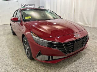 2023 Hyundai ELANTRA Hybrid with Scarlet Red Pearl Exterior