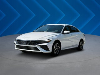 2025 Hyundai ELANTRA Hybrid with Serenity White Exterior