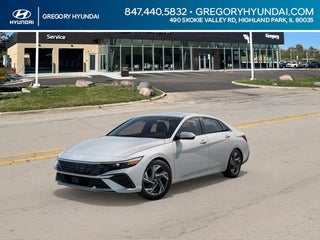 2025 Hyundai ELANTRA Hybrid with Serenity White Exterior