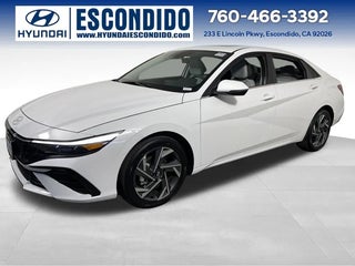 2025 Hyundai ELANTRA Hybrid with Serenity White Exterior