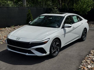 2025 Hyundai ELANTRA Hybrid with Serenity White Exterior