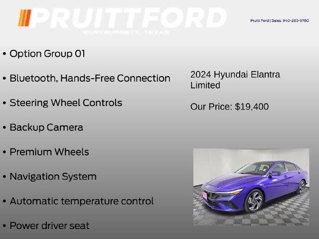 2024 Hyundai Elantra - $18,800