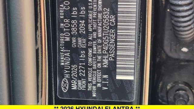 2026 Hyundai ELANTRA Limited
