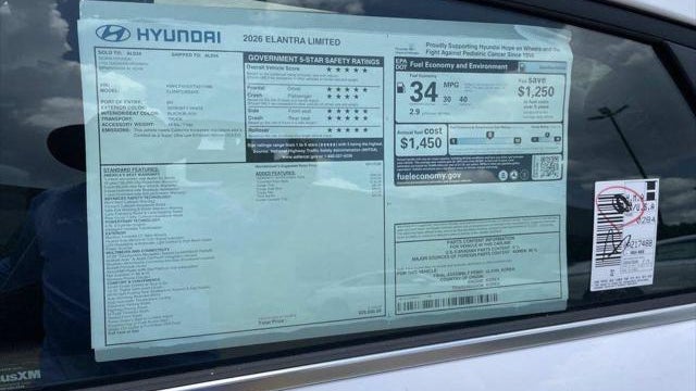 2026 Hyundai ELANTRA Limited