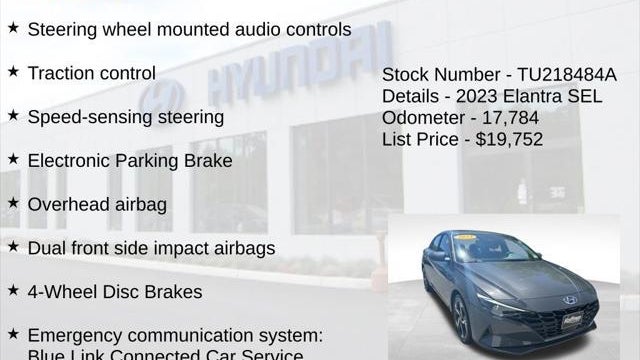 2023 Hyundai ELANTRA SEL