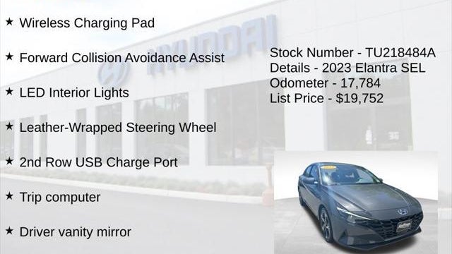 2023 Hyundai ELANTRA SEL