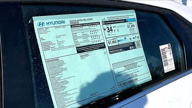 2026 Hyundai ELANTRA SEL Sport Premium