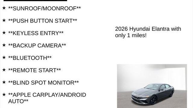 2026 Hyundai ELANTRA SEL Sport Premium