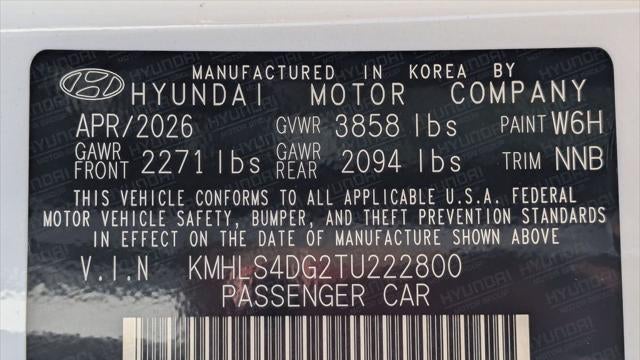 2026 Hyundai ELANTRA SEL Sport Premium