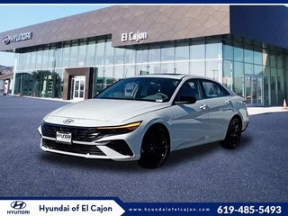 2026 Hyundai ELANTRA with Serenity White Exterior