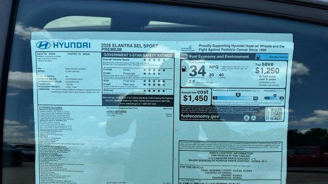 2026 Hyundai ELANTRA SEL Sport Premium