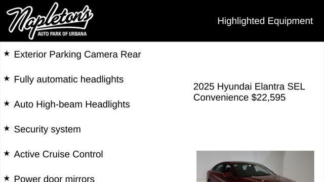 2025 Hyundai ELANTRA SEL Convenience