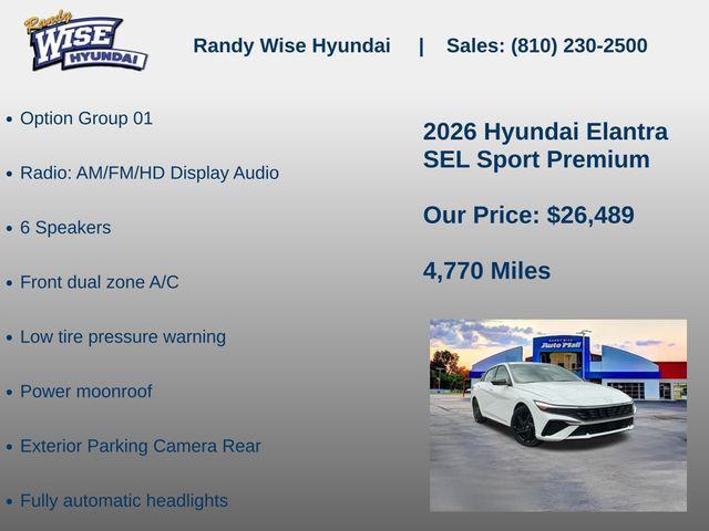 2026 Hyundai Elantra - $26,489