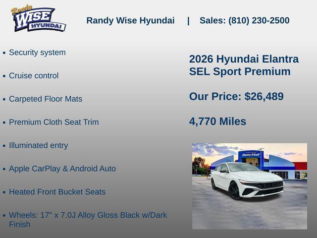 2026 Hyundai Elantra - $26,489