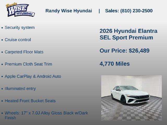 2026 Hyundai Elantra - $26,200