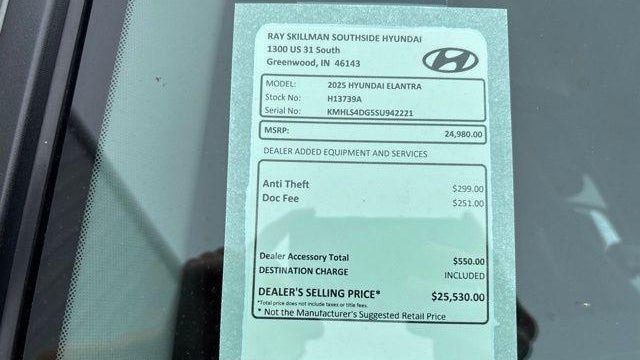 2025 Hyundai ELANTRA SEL Convenience