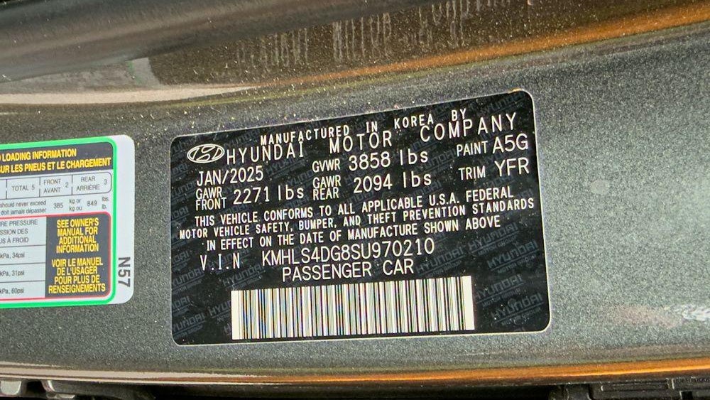 2025 Hyundai ELANTRA SEL Convenience