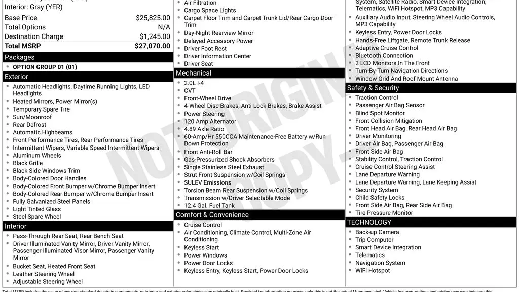 2025 Hyundai ELANTRA SEL Convenience