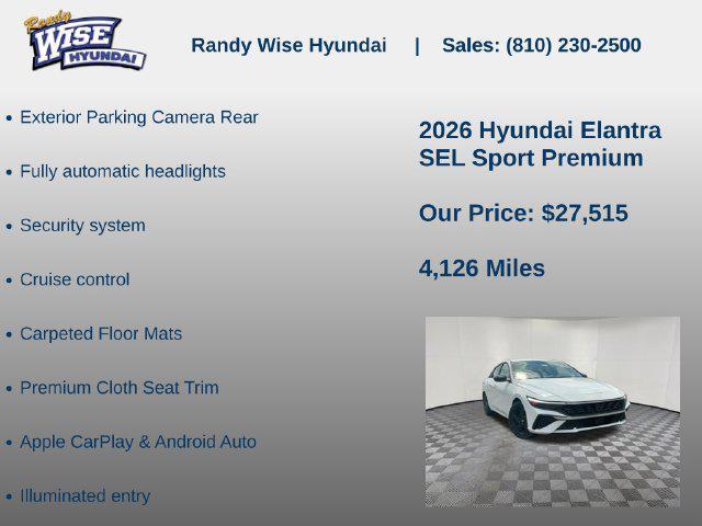 2026 Hyundai Elantra - $26,400