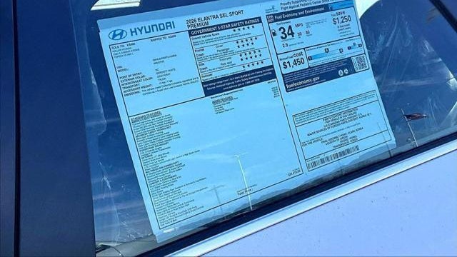 2026 Hyundai ELANTRA SEL Sport Premium