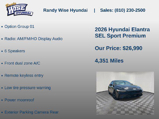 2026 Hyundai Elantra - $24,600