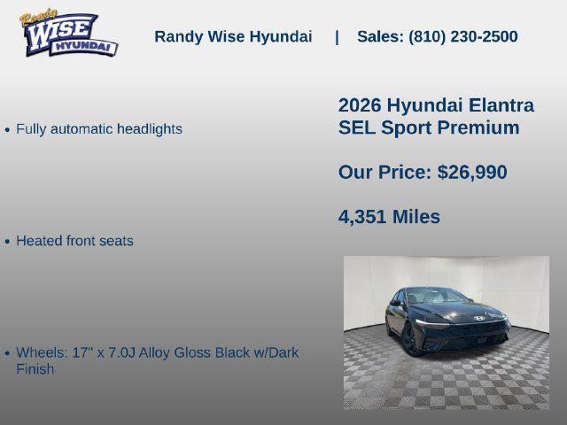 2026 Hyundai Elantra - $24,600
