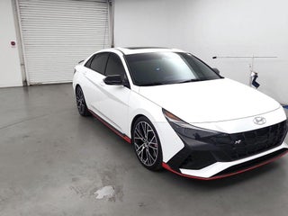 2023 Hyundai ELANTRA N with Lunar White Exterior