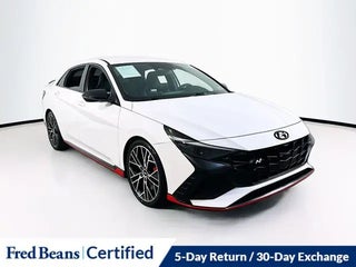 2023 Hyundai ELANTRA N with Lunar White Exterior
