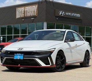 2025 Hyundai ELANTRA N with Atlas White Exterior