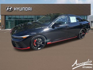 2025 Hyundai ELANTRA N with Abyss Black Exterior