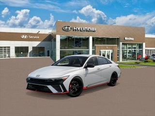 2025 Hyundai ELANTRA N with Atlas White Exterior