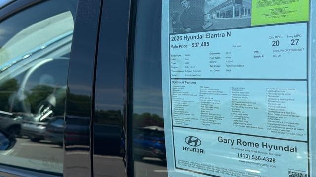 2026 Hyundai ELANTRA N Base