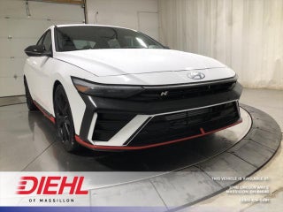 2025 Hyundai ELANTRA N with Atlas White Exterior