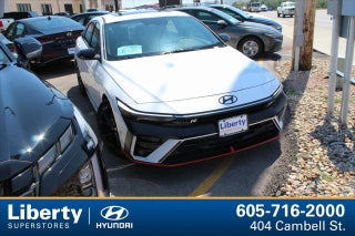 2025 Hyundai ELANTRA N with Atlas White Exterior