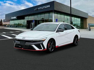 2025 Hyundai ELANTRA N with Atlas White Exterior