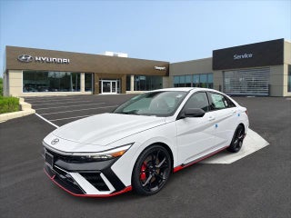 2025 Hyundai ELANTRA N with Atlas White Exterior