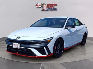 2025 Hyundai ELANTRA N with Atlas White Exterior