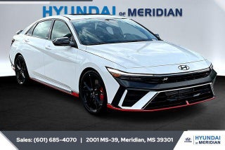 2025 Hyundai ELANTRA N with Atlas White Exterior