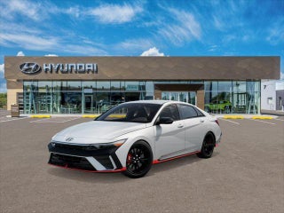 2025 Hyundai ELANTRA N with Atlas White Exterior