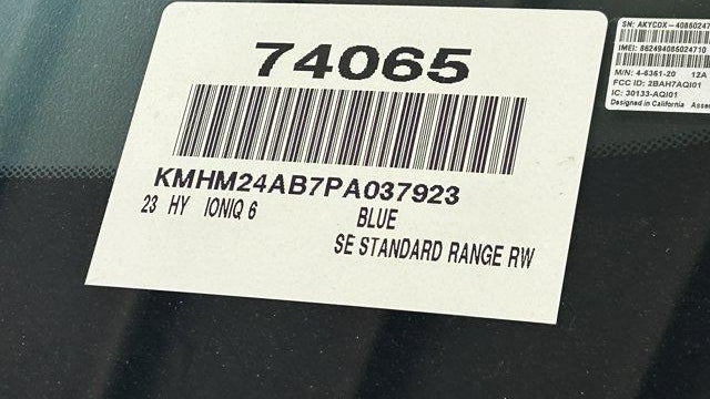 2023 Hyundai IONIQ 6 SE Standard Range