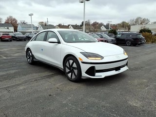 2025 Hyundai IONIQ 6 with Serenity White Exterior