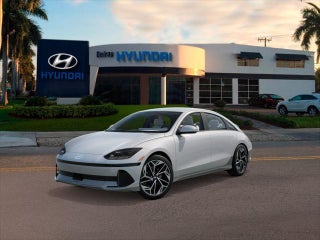 2025 Hyundai IONIQ 6 with Serenity White Exterior
