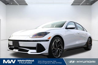 2023 Hyundai IONIQ 6 with Serenity White Exterior