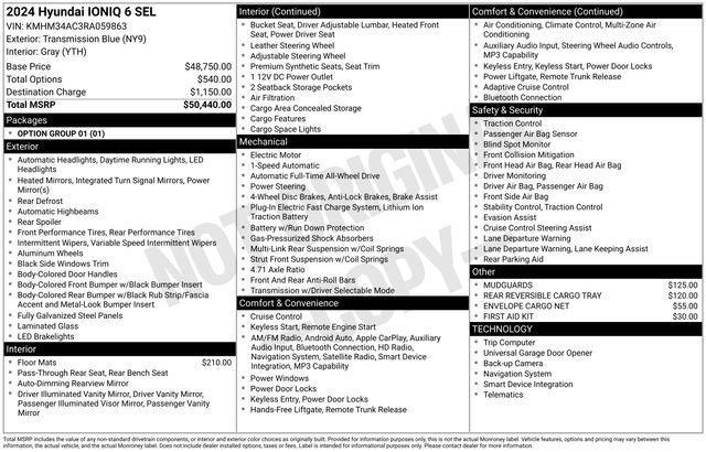 2024 Hyundai Ioniq - $26,998