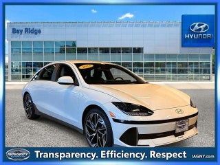 2023 Hyundai IONIQ 6 with Serenity White Exterior