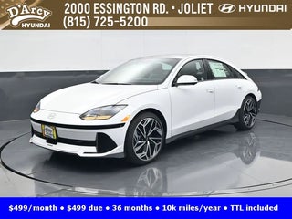 2025 Hyundai IONIQ 6 with Serenity White Exterior