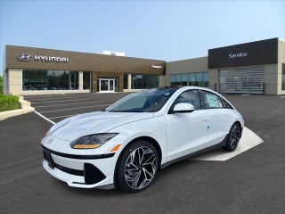 2025 Hyundai IONIQ 6 with Serenity White Exterior