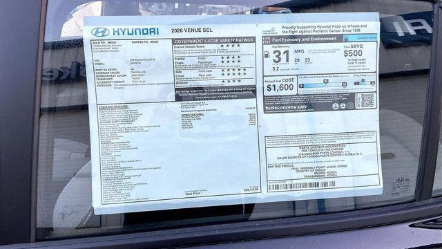 2026 Hyundai VENUE SEL