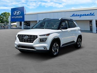 2025 Hyundai VENUE with Lunar White W/Black Roof Exterior